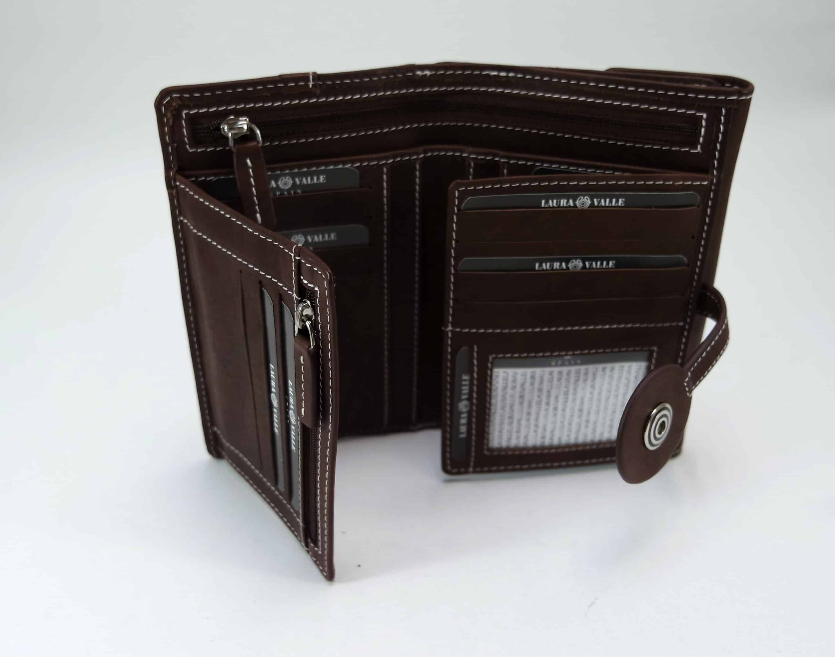 BILLETERO PIEL VACUNO CATRINA - Imagen 3